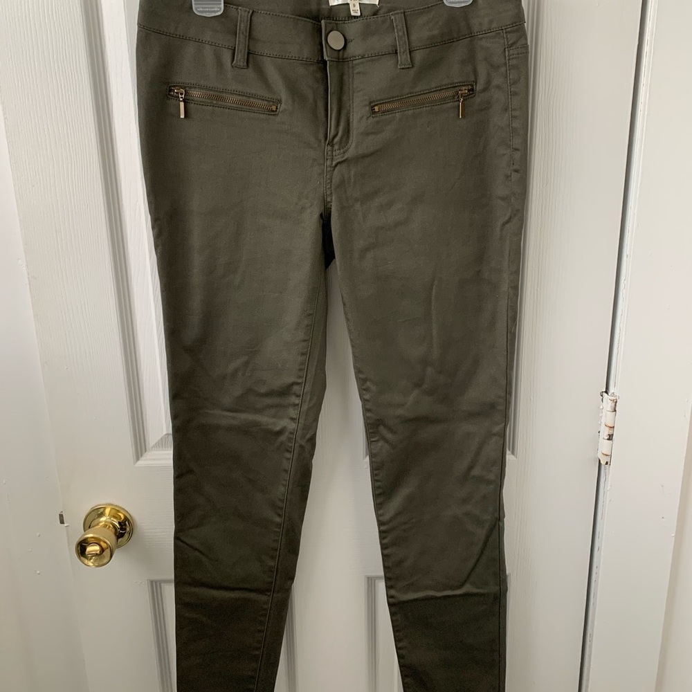 Olive Green skinny Jean